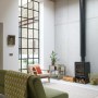 Gin Distillery, Whitechapel | Coloured furniture against a neutral architectural palette | Interior Designers